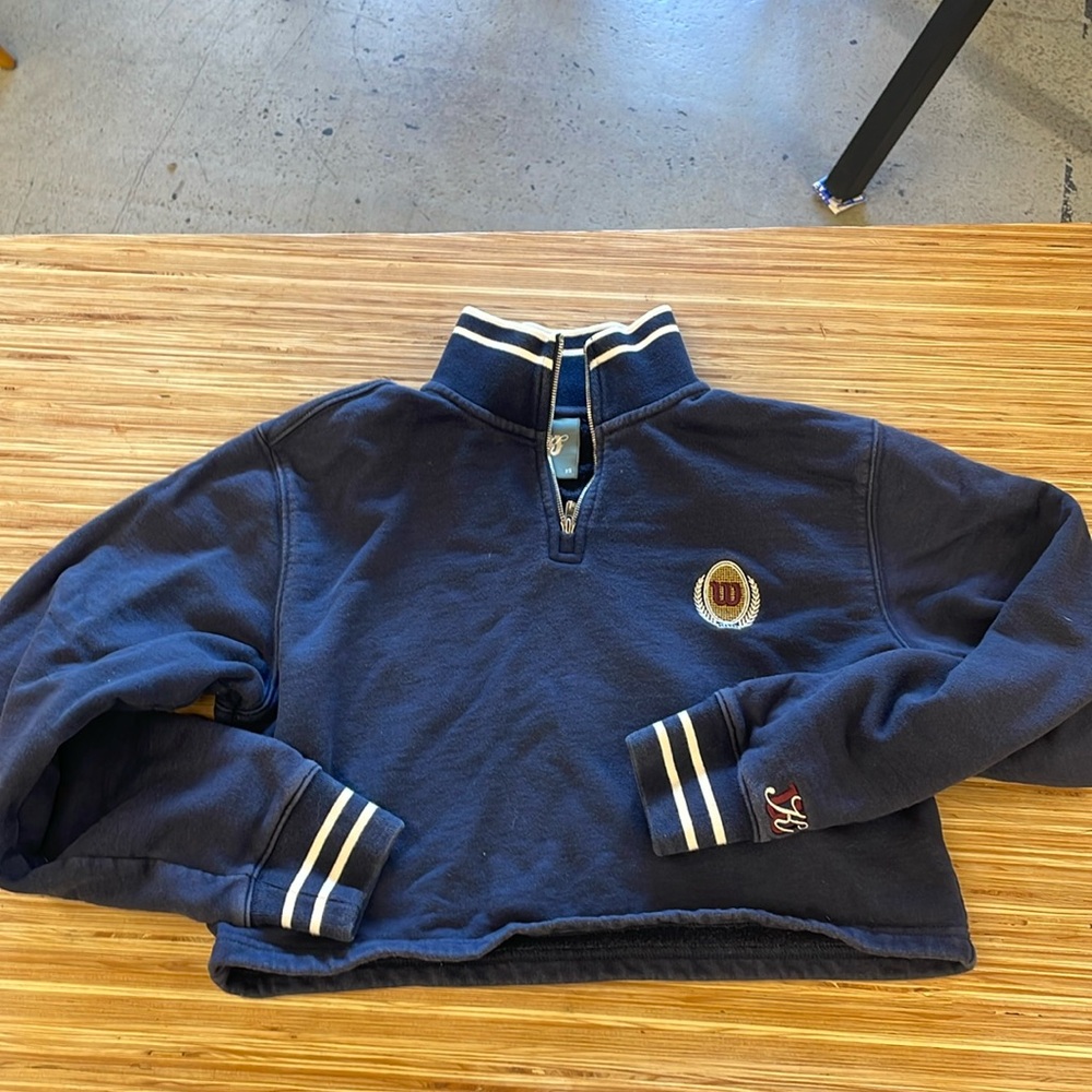 Used KITH X WILSON TENNIS cropped long sleeve